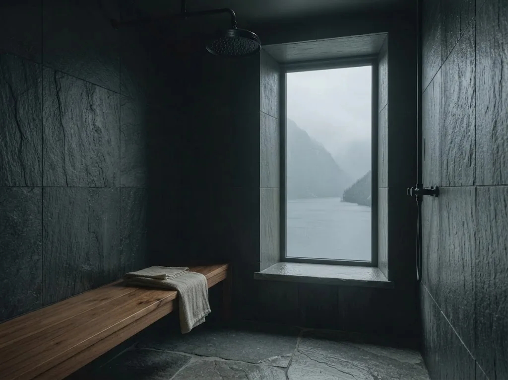 Artist's impression of the Counsel Room slate shower